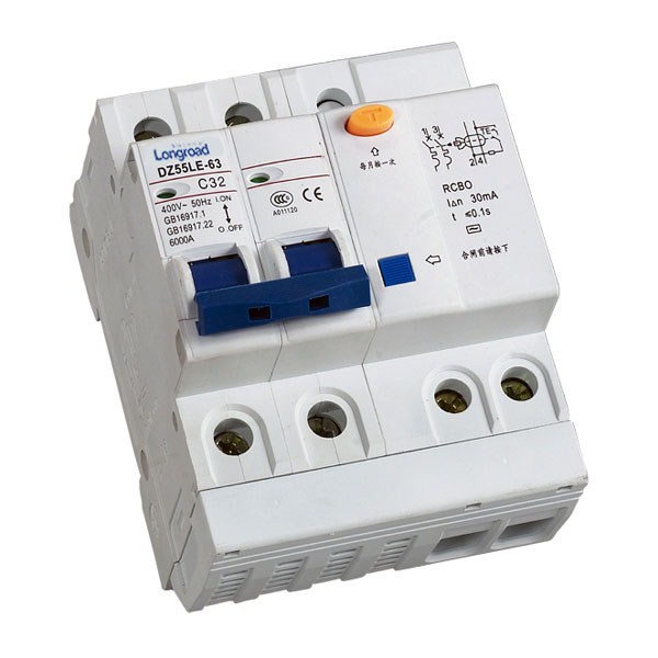 DZ55LE-63 Residual Current Operated Circuit Breaker